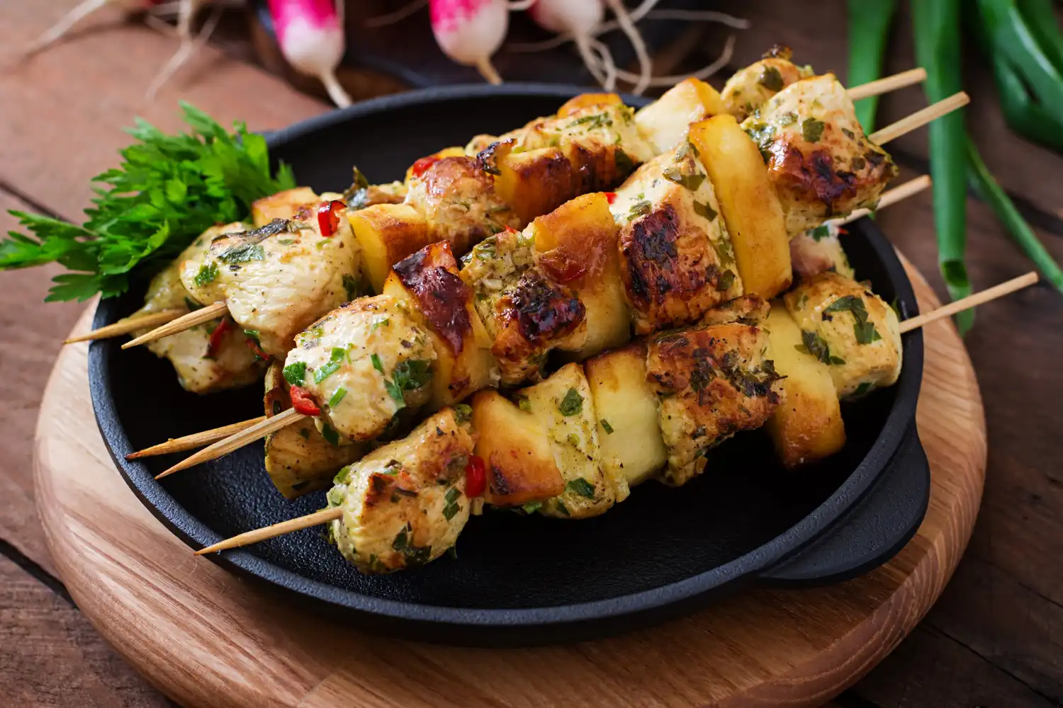 chicken-skewers-with-slices-apples-chili