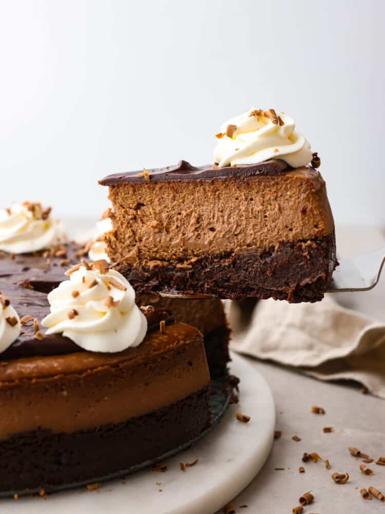 Choco brownie or cheese cake