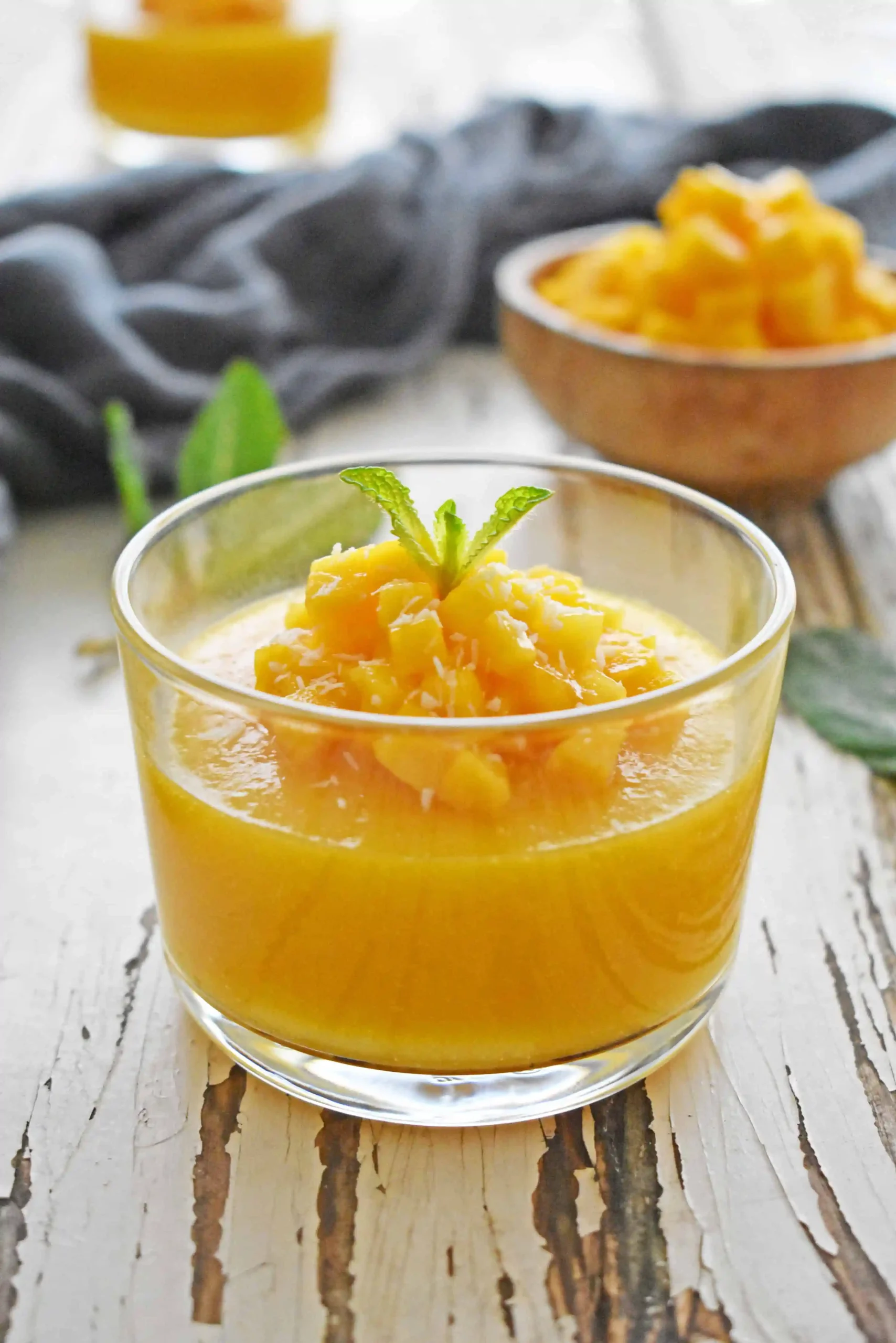Mango pudding
