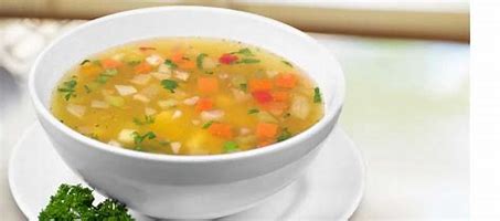 Veg clear soup
