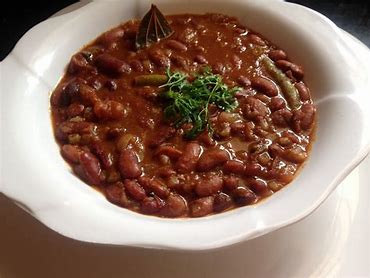rajma masala or black eyed peas curry